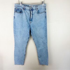GRLFRND Denim Skinny High Waisted Light Wash Denim Jeans Size 32 SHR Karolina